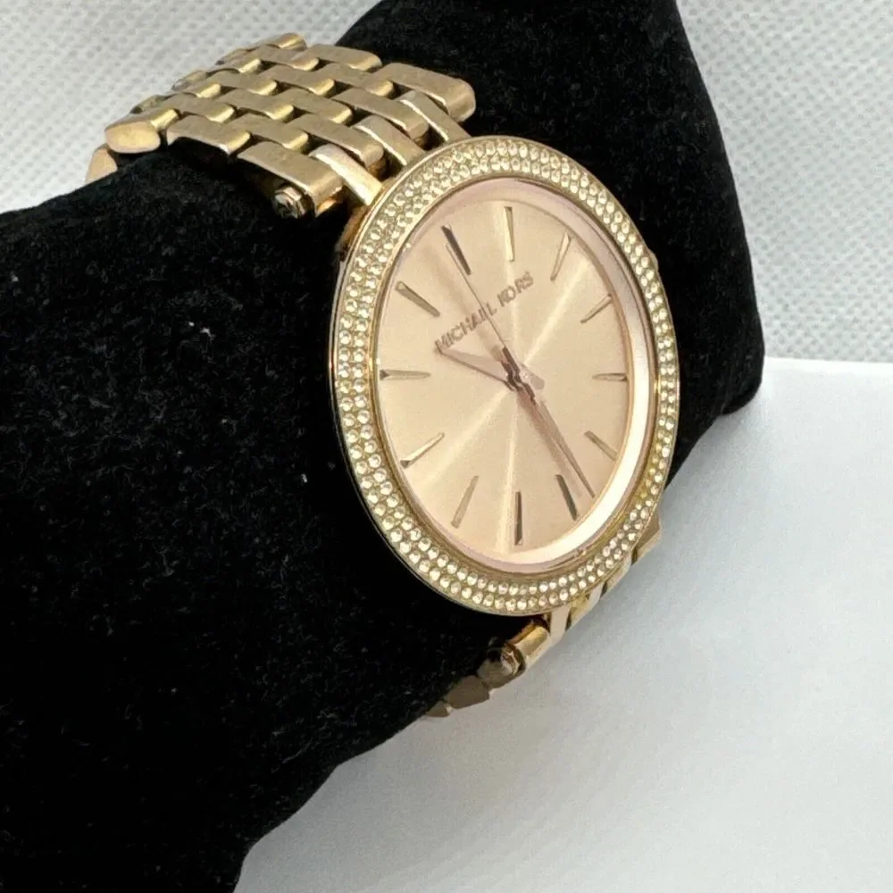 Michael Kors Darci MK3192 Women Rose Gold Analog Dial Quartz Wrist Watch JNA287